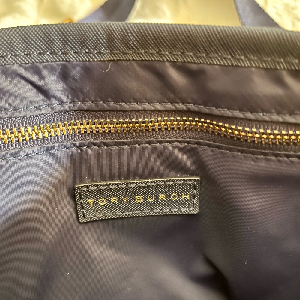 Tory Burch Tie Dye Scout Nylon Crossbody Bag Blue - Picture 5 of 6